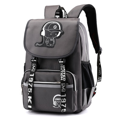 

Fashion high school junior high school students backpack shoulder bags men backpack large capacity travel bags computer leisure Wo