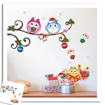 

Tailored 2018 Merry Christmas Household Room Wall Sticker Mural Decor Decal Removable