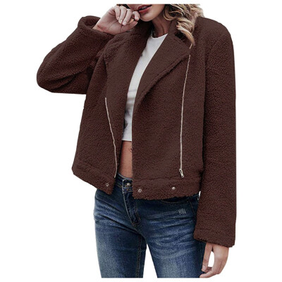 

Toponeto Fashion Women Casual Coat Winter Warm Outwear Ladies Zipper Coat Overcoat