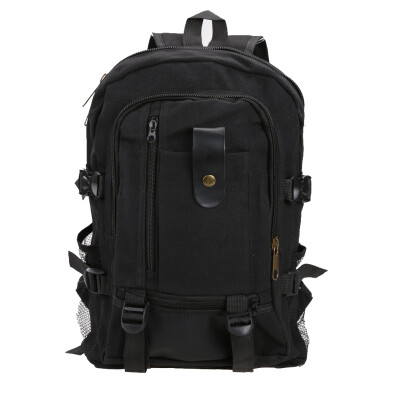 

Canvas Schoolbag Travel Rucksack Mountain Backpack Hiking Bag