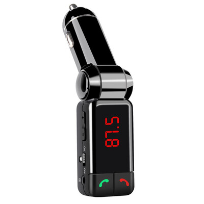 

Car MP3 Double USB Port Vehicle Bluetooth Player Hands-Free Call Wireless FM Transmitter Audio