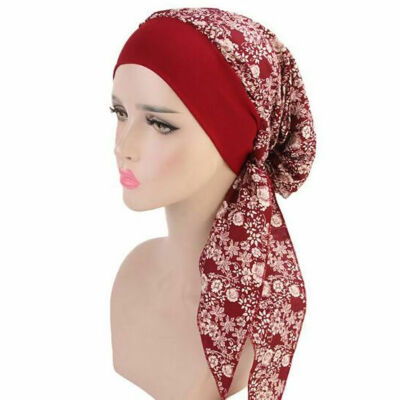 

Womens Muslim Beanie Turban Hat Head Scarf Wrap Chemo Bandana Hijab Cap