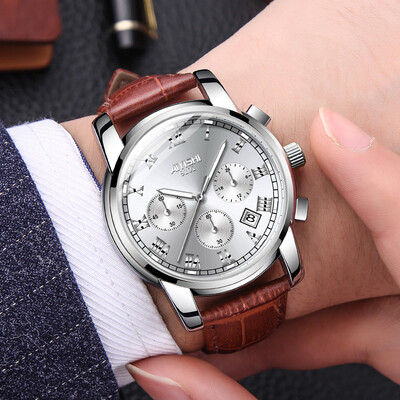 

New concept watch mens cool luminous student waterproof trend Korean version of the simple sports non-mechanical quartz men