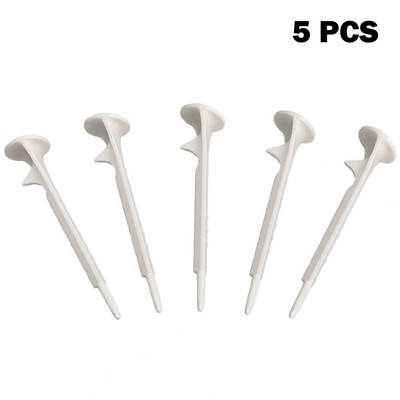 

5 PCS Golf Tees Plastic Step Up Tees Golf Sports Tool Accessory Easy Insert 18 Degree Inclination