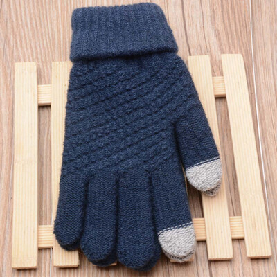 

Wool Glove Ladies Screen Knitting Wool Warm Winter Gloves Gloves Imitation Warm Cashmere