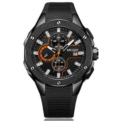 

MEGIR 2053G Multi Function Mens Quartz Watch Professional Waterproof Sport Watch With Back Light
