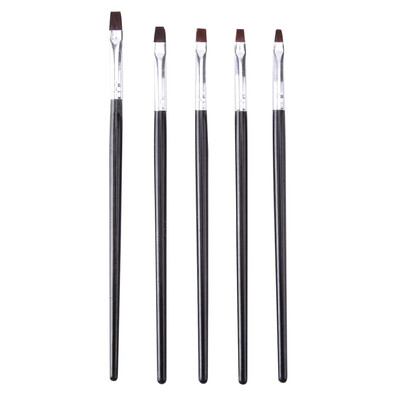 

Toponeto 5pcsNail Art UV Gel Polish Design Dot Painting Detailing Pen Brushes Tool