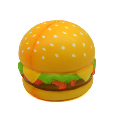 

Siaonvr Stress Reliever Scented Hamburger Super Slow Rising Kids Squeeze Toy Gift