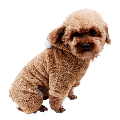 

Warm Pet Dog Clothes Double Sided Thickening Velvet Coat Warm Jumpsuit Jacket for Small Medium Large Pet Autumn Winter -XXL