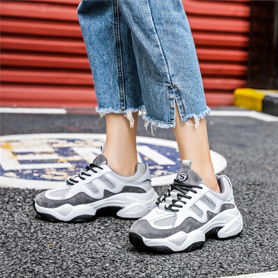 

Old shoes women early autumn new womens shoes thick-soled casual shoes increased sports shoes