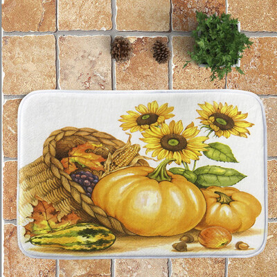 

Toponeto Halloween Pumpkin Welcome Doormats Indoor Home Carpets Decor 40x60CM