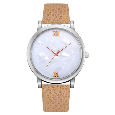 

Quartz watch Korean version of casual temperament female student quartz watch woven pattern belt watch