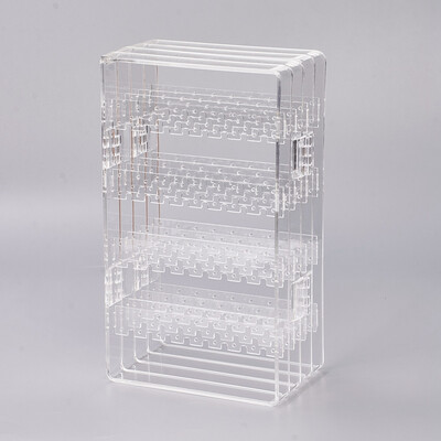 

Acrylic Earring Display Jewelry Display Rack Clear 522x226x19cm