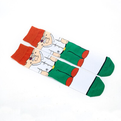 

Personality cute Anime socks Fashion Cartoon happy Men women Sock novelty Stitching pattern cotton crew skarpety sox