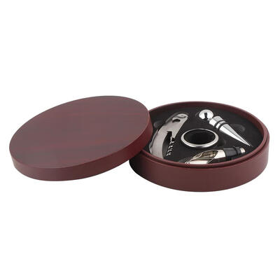 

Greensen 4PcsSet Red Wine Opening Tool Gift Set Bottle Opener Wine Stopper Wine Ring PourerWine Opener Set Wine Opening Set