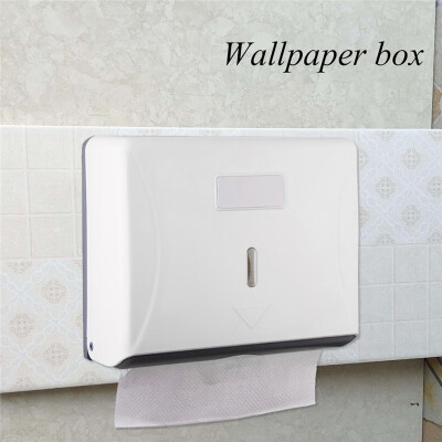 

Plastic Square Paper Hand Towel Wall Dispenser White