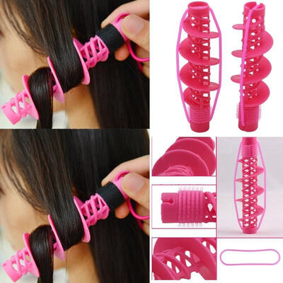 

Magic Hair Curlers Long Spiral Rollers Set Easy Fast DIY Tool No Heat Ringlets