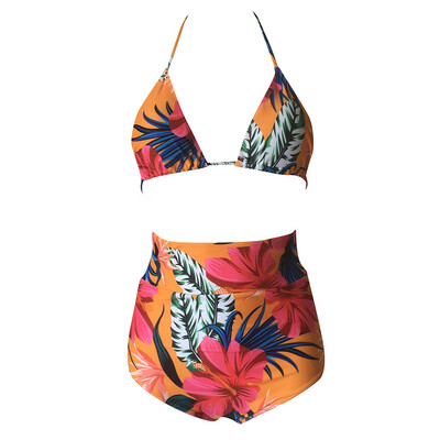 

Roseonmyhand Womens High Waist Bikini Set Push Up Swimsuit Bathing Suit Swimwear Beachwear