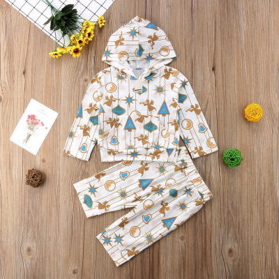 

2 PCS Casual Clothes Newborn Infant Kids Baby Girl Boy Hoodies Tops Pants Outfits Carajean