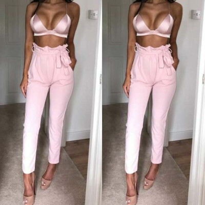 

Women High Waist Slim Skinny Leggings Stretchy Pants Jeggings Pencil Pants