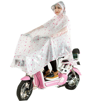 

HaoJie Outdoor fashion PVC transparent raincoat 12818