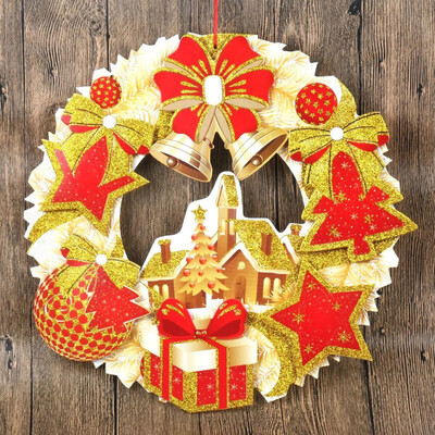 

〖Follure〗Romantic String Hanging Charm Party Decoration Christmas Tree Ornament Wreath