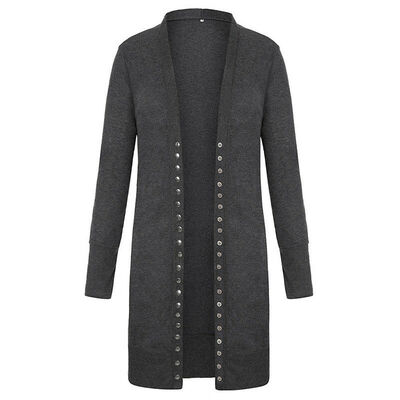 

Womens Long Sleeve Casual Knitted Sweater Jumper Cardigan Knitwear Outwear Tops