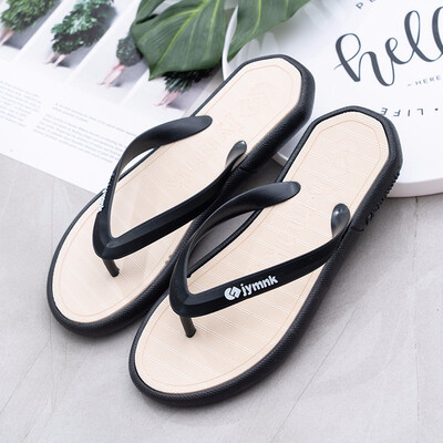

2019 summer new anti-skid flip flops female&male personality lovers sandals&slippers fashion home outside wearing flip flo