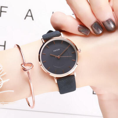 

Casual Analog Watch Simple Fashion Wrist Watches With Leather Strap