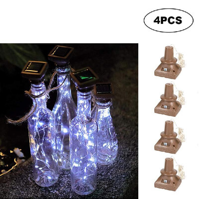 

Square Solar Energy Light 2M20LEDs Wine Bottle Decor Copper Wire Lamp String