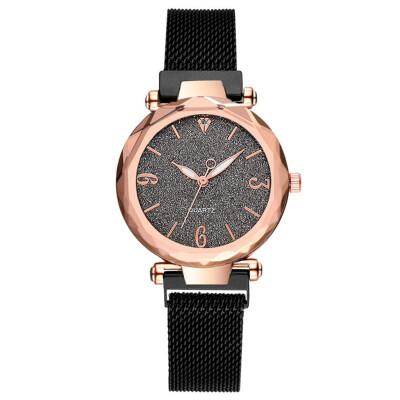 

RM Fashion Quartz Watch Women Stainless Steel Watchband Wristwatch Gift for Female