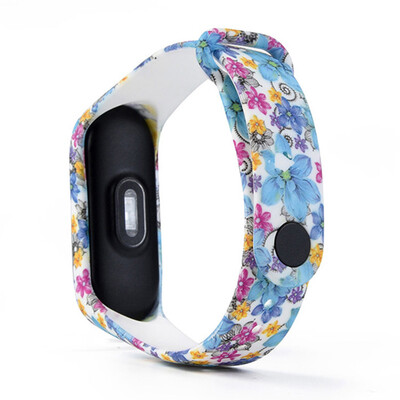 

〖Follure〗New Fashion Pattern TPU Smart Wrist Watch Strap for XiaoMi Mi Band 3 A