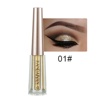 

HANDAIYAN Shiny Metal Pearlescent Liquid Eyeshadow Glitter Waterproof Eyeliner