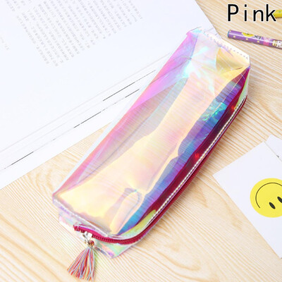 

Purse Pencil Case Cosmetics Makeup Bag Holographic Hologram Metallic Color