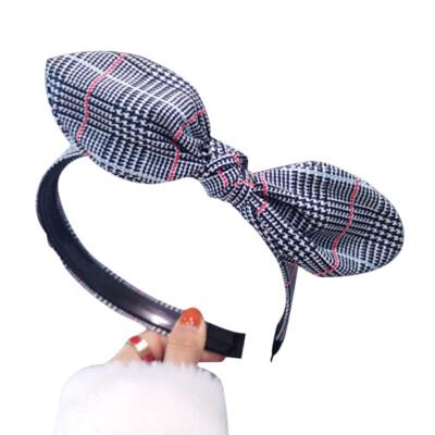 

Women Girl Floral Bowknot Headband Bohemian Retro Vintage Wristband Casual Ladies Hairband