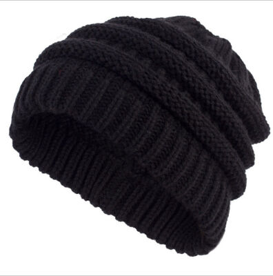 

Women Beanietail Messy Bun Ponytail Knitted Beanie Skull Winter Hat Lot