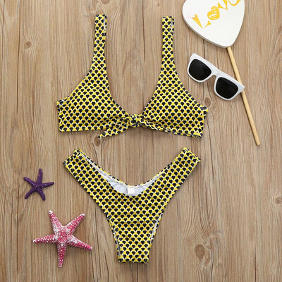 

Roseonmyhand Women Padded Bandage Swimsuit Beachwear Bathing Bikini Swimwear Set