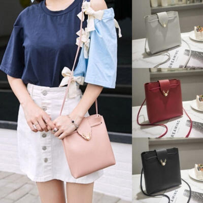 

New Women Ladies Bag Handbag Leather Shoulder Tote Satchel Messenger Cross Body Deer