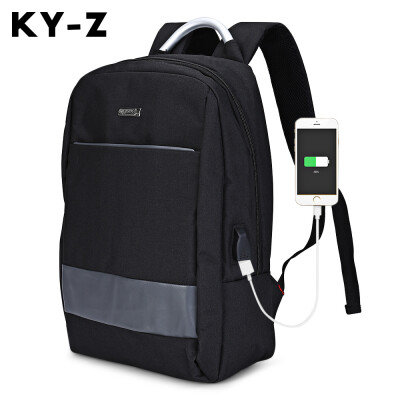 

KY-Z USB Charge Port Cable Business Computer Backpack Travel Laptop Bag