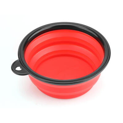 

Folding Silicone Dog Bowl for Puppy Pet Portable Travel Feeder Utensils