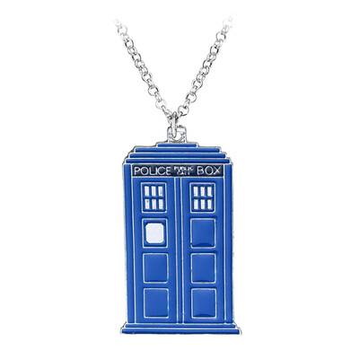 

Necklaces Pendants For Women Enamel Blue Silver Tone Cute Necklace Jewelry