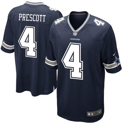 

Mens Football Jersey Dallas Cowboys Dak Prescott Navy Game Jersey