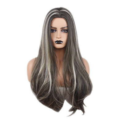 

〖Follure〗Mix Colors Fashion Cosplay Synthetic Long Straight Hair Wig Costume Wigs Party