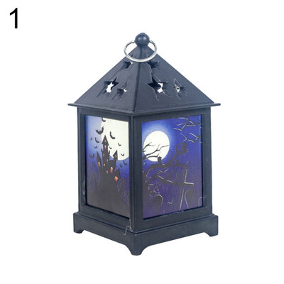 

Halloween Haunted House Pumpkin Witch LED Light Hanging Lamp Party Bar Decor