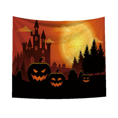 

Toponeto Halloween Trick Or Treat Horror Wall Hanging Home Decor Accessories Blanket