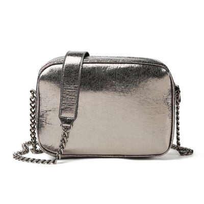 

Shoulder Messenger Handbags Leather Women Chain Small Square Crossbody Bags