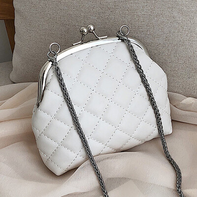 

North bag summer breeze 2019 new wave Korean version of Joker shoulder slung fashion diamond chain shell bag