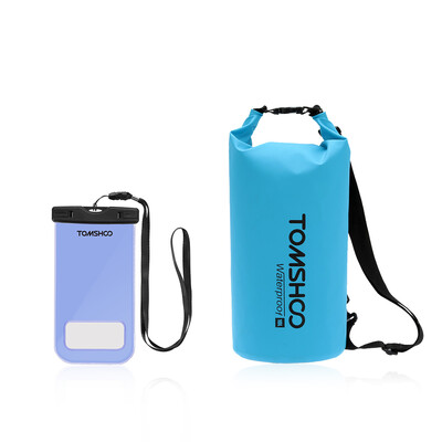 

TOMSHOO 10L 20L Outdoor Water-Resistant Dry Bag Sack Storage Bag for Travelling Rafting Boating Kayaking Canoeing Camping Snowbo