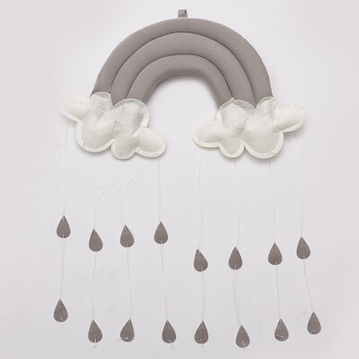 

Lovely Child Bedroom Kid Nursery Cloud Rain Room Wall Decals Hanging Toys Decor