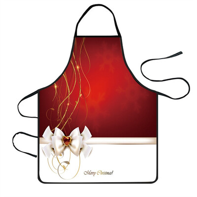 

Siaonvr Christmas Decoration Waterproof Apron Kitchen Aprons Dinner Party Apron